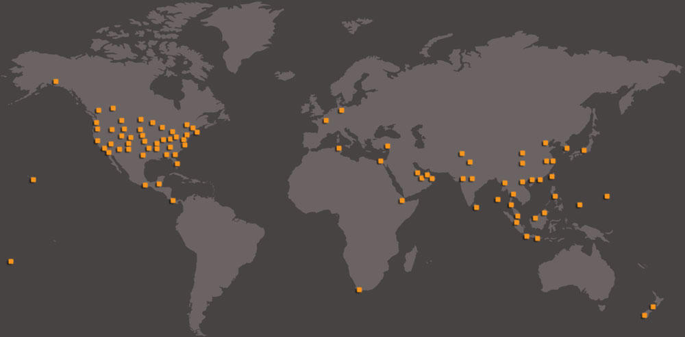 Map of Global Projects